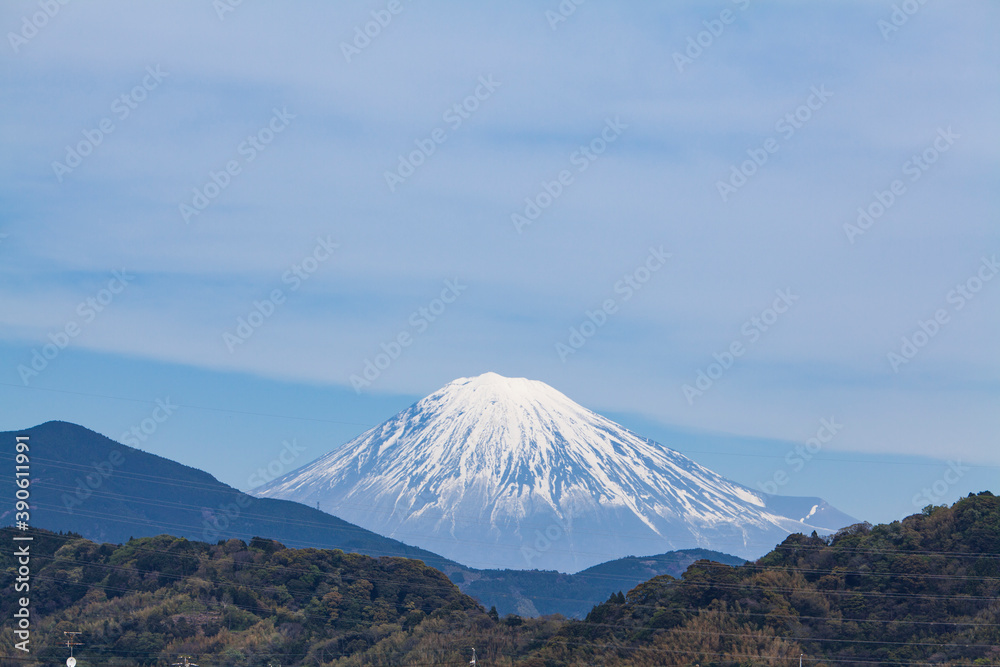 島田市から撮った富士山