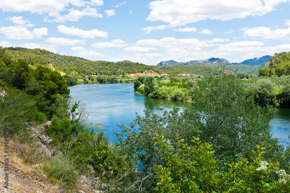 River Ebro, near Tortosa, Tarragona, Catalonia, Spain