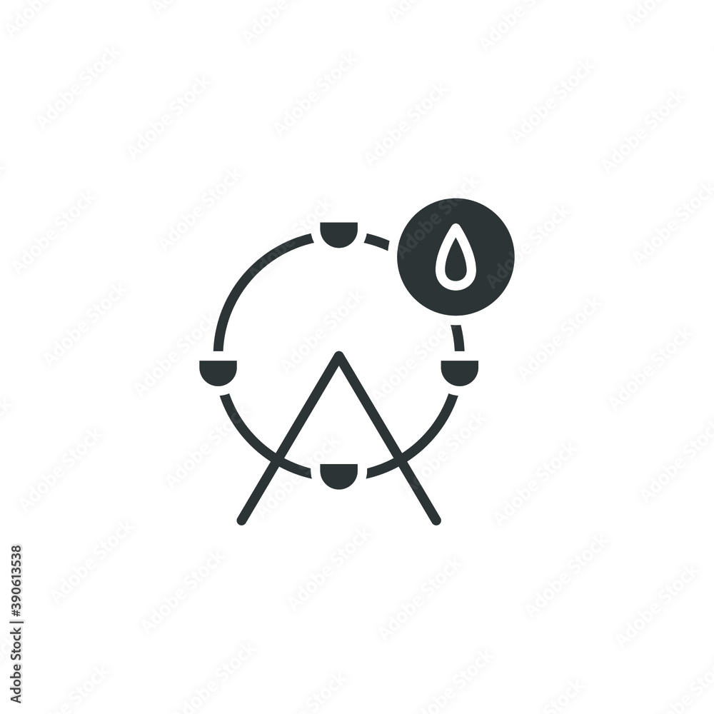 Sustainable ecological energy icon. Renewable biomass energy saving. Go green lamp tube power consumption. zero emission bulb. Glyph solid style vector illustration. Design on white background. EPS 10 Sustainable ecological energy icon. Renewable biomass energy saving. Go green lamp tube power consumption. zero emission bulb. Glyph solid style vector illustration. Design on white background. EPS 10