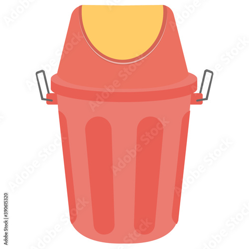 
An icon with bin used for trash and waste is planning to create awareness regarding land cleanup day
