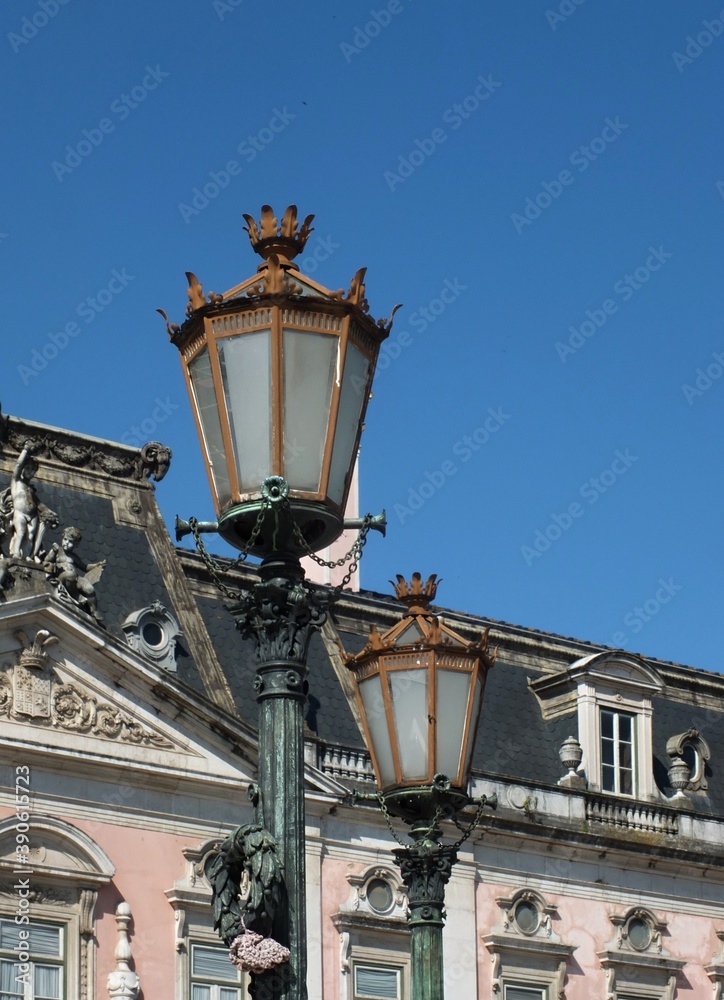 Historic lantern in Lisbon - Portugal