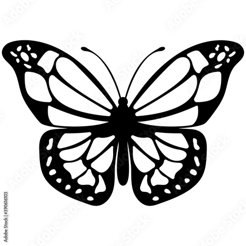 
Brown colored Swallowtail butterfly flat icon image
