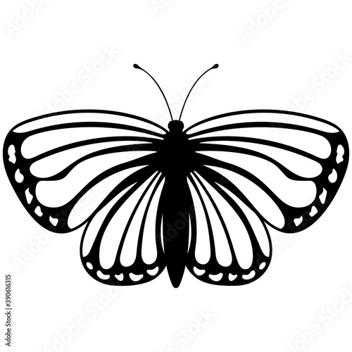 
Brown colored Swallowtail butterfly flat icon image
