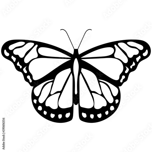 
Brown colored Swallowtail butterfly flat icon image
