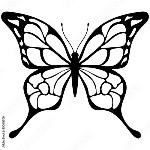 
Flat icon design of a butterfly
