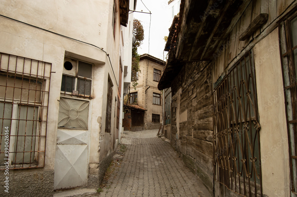 turkey beautiful, narrow streets of the old city where the nostalgia