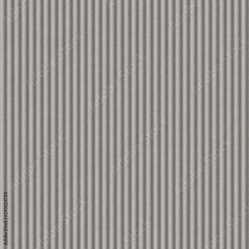 Grey metal surface. Corrugated metal sheet. Texture of metal fence or covering. Seamless fence background.