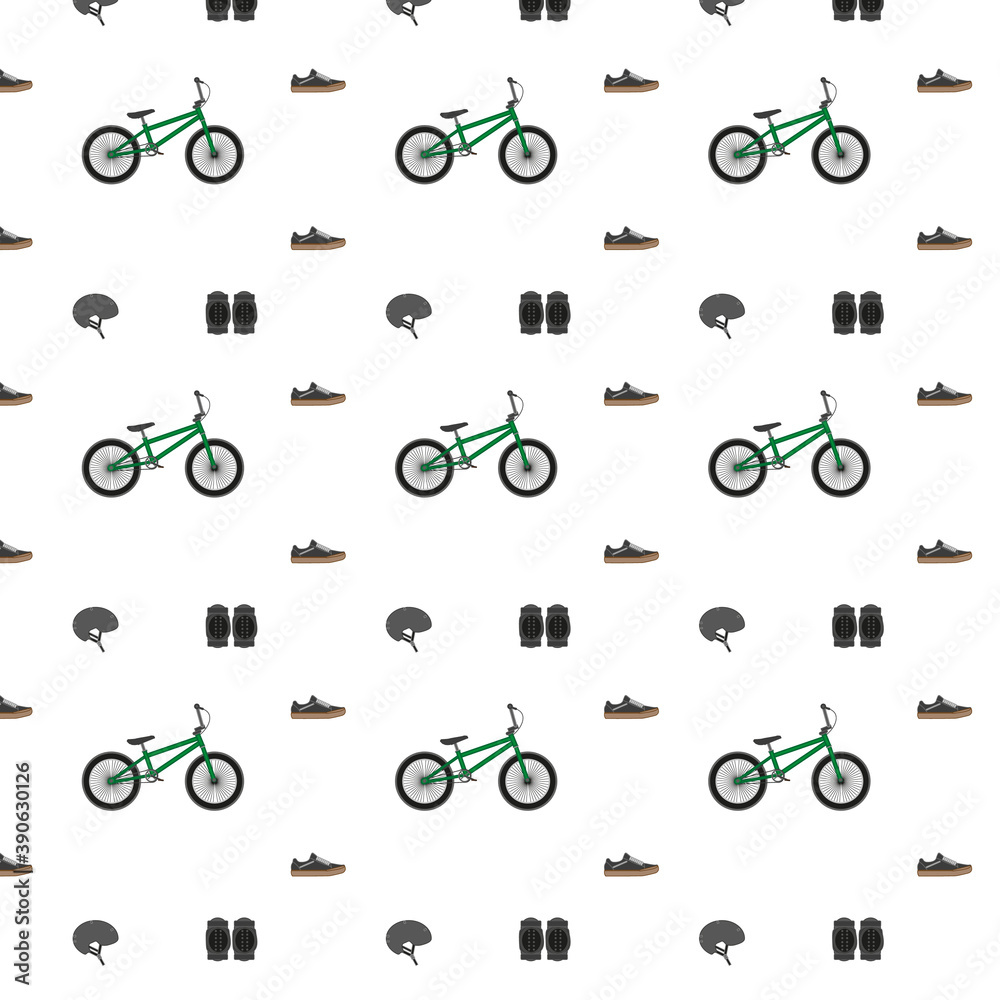 pattern background, of bicycles and cycling articles pattern background, of bicycles and cycling articles