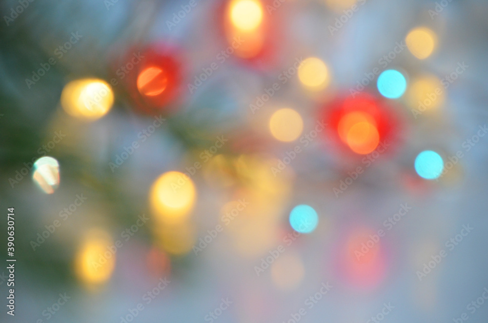 Red yellow blue and orange holiday bokeh. Abstract Christmas background new year background, no focus, blur, blurry Red yellow blue and orange holiday bokeh. Abstract Christmas background new year background, no focus, blur, blurry