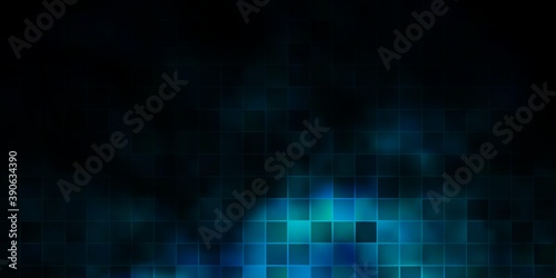 Dark BLUE vector layout with lines, rectangles. © Guskova