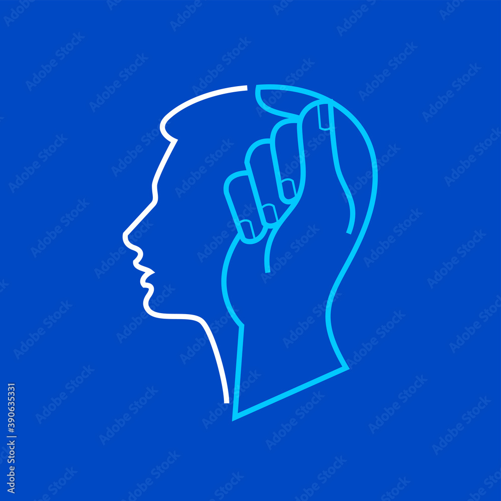 Human care creative concept vector, use for logo. Human care creative concept vector, use for logo.