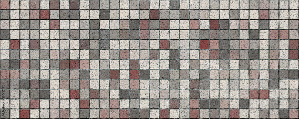 Fototapeta premium White red stone floor background