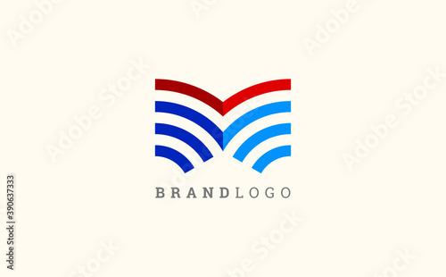 Modern Letter M and W logo design. Creative minimal monogram symbol. Premium business logotype.
