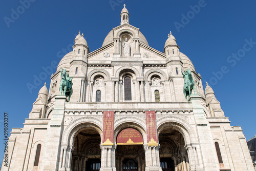 Basilica del Sagrado Corazon o Sacre Coeur en la ciudad de Paris, en el pais de Francia © Alvaro Martin