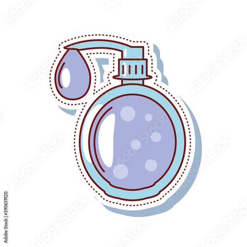 coronavirus covid 19, dispenser alcohol disinfectant sticker icon