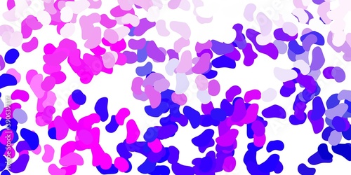 Wallpaper Mural Light purple, pink vector pattern with abstract shapes. Torontodigital.ca