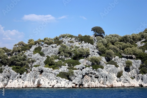 Wallpaper Mural The Mediterranean sea and the rocky coasts of Turkey Torontodigital.ca