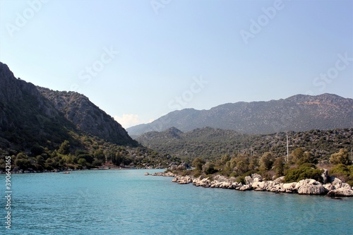 Wallpaper Mural The Mediterranean sea and the rocky coasts of Turkey Torontodigital.ca