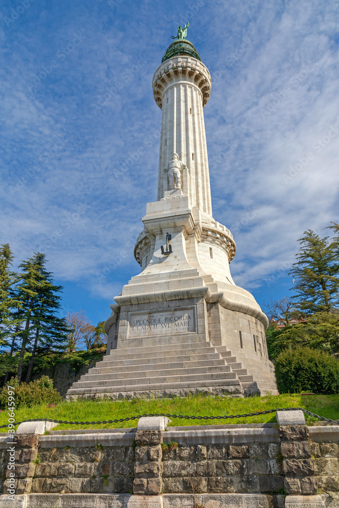 Lighthouse Vittoria in Trieste Italy