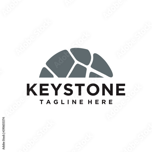 Canvas Print modern typography keystone logo design