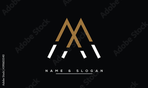 MX, XM, M, X  Abstract Letters Logo Monogram photo