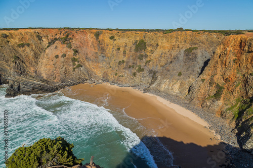 Atlantic rocky coast view