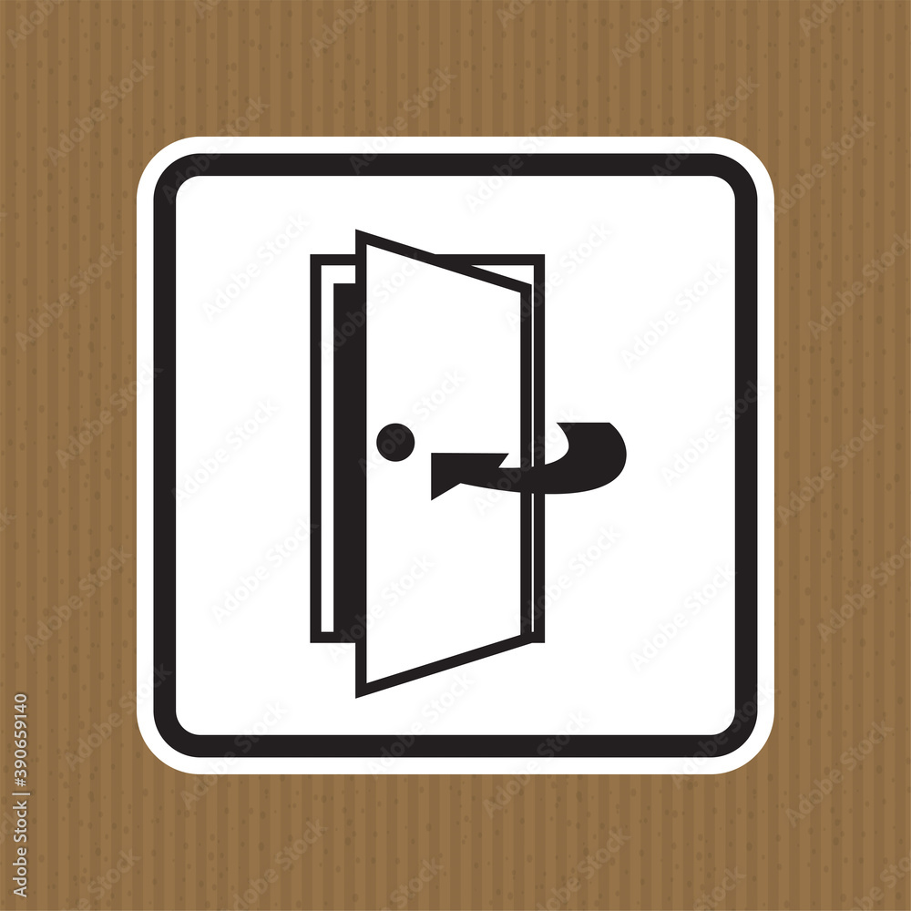 Keep Door Closed Symbol Sign Isolate On White Background,Vector Illustration EPS.10 Keep Door Closed Symbol Sign Isolate On White Background,Vector Illustration EPS.10
