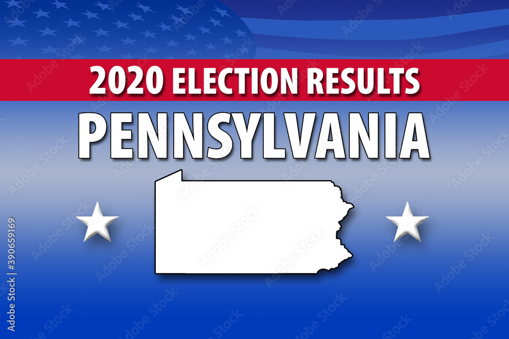 2020 Election Results Pennsylvania - Illustration 2020 Election Results Pennsylvania - Illustration