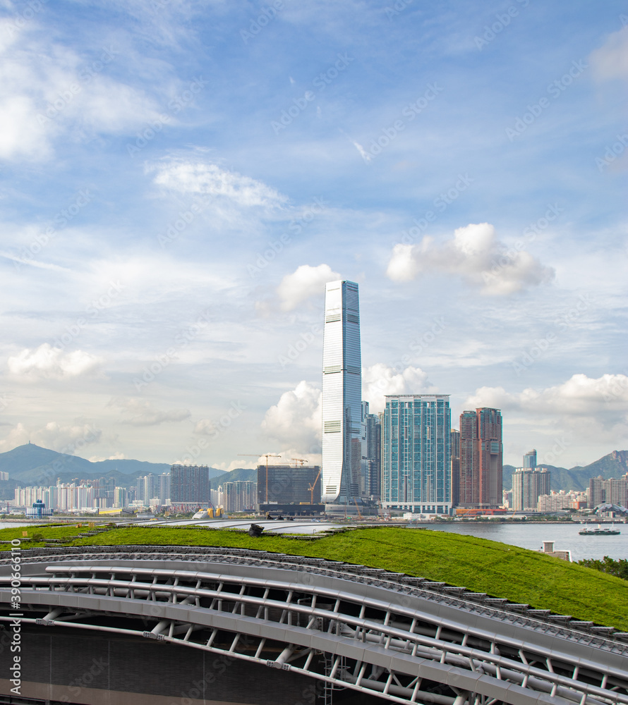 Naklejka premium Baie de Hong Kong