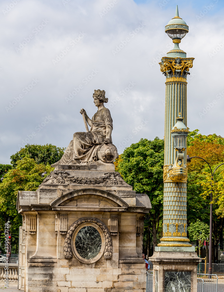 Monument in the Place de la Concorde in Paris