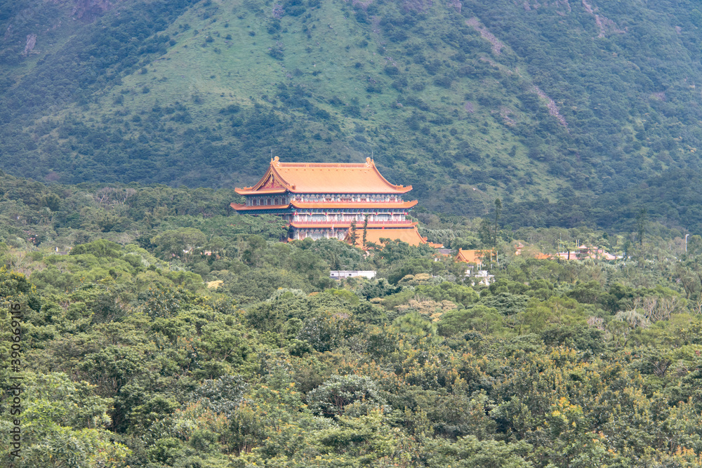 Monastère Po Lin sur l’île de Lantau à Hong Kong