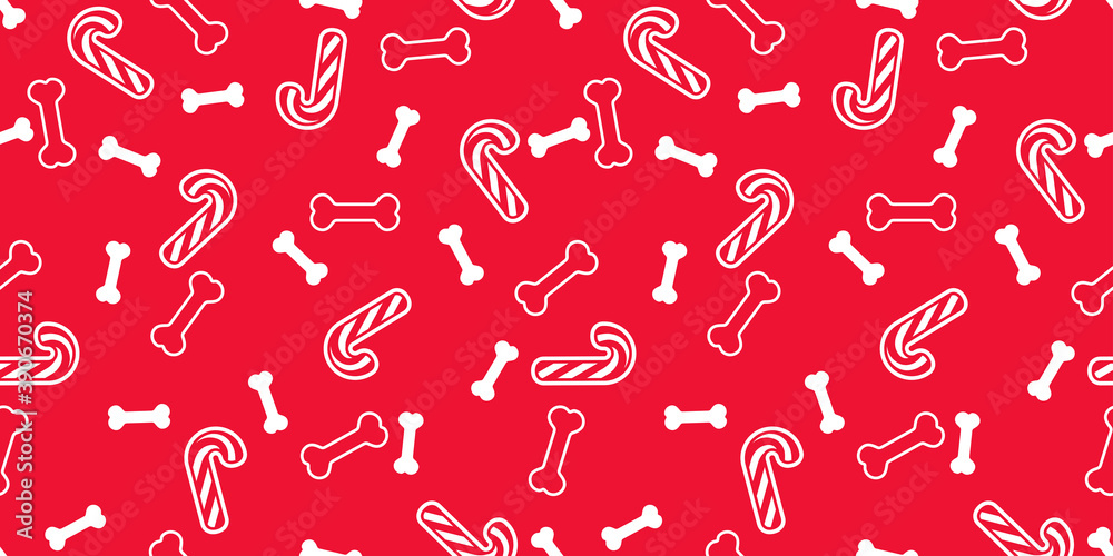 Candy cane dog bone hotsell