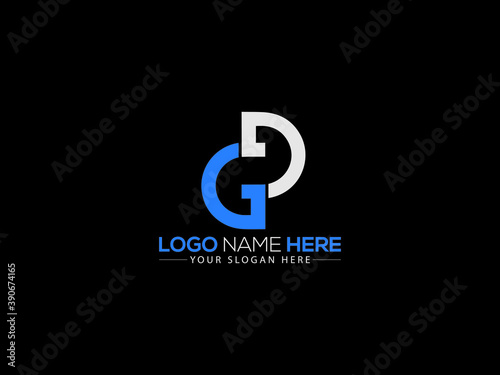 GG G G Logo Vector Image, gg Letter Logo Icon