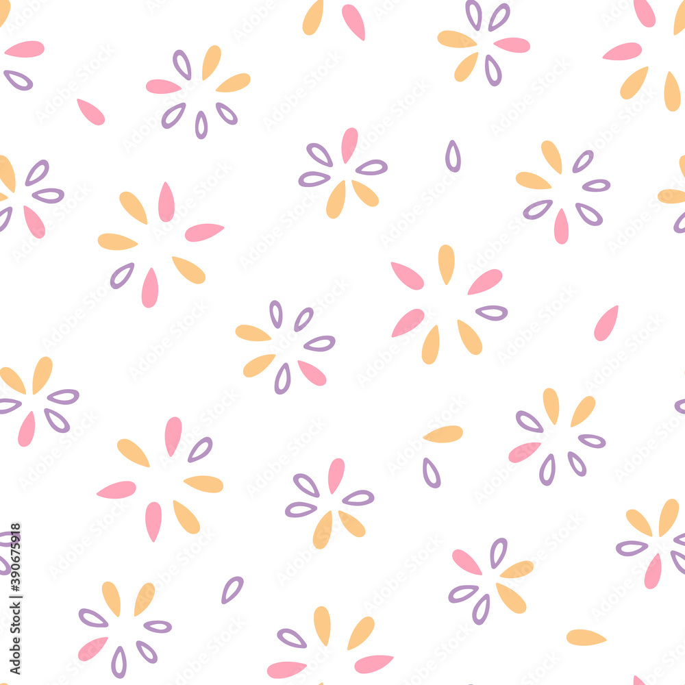 tiny floral seamless pattern