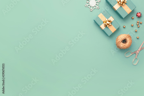 Christmas gifts background