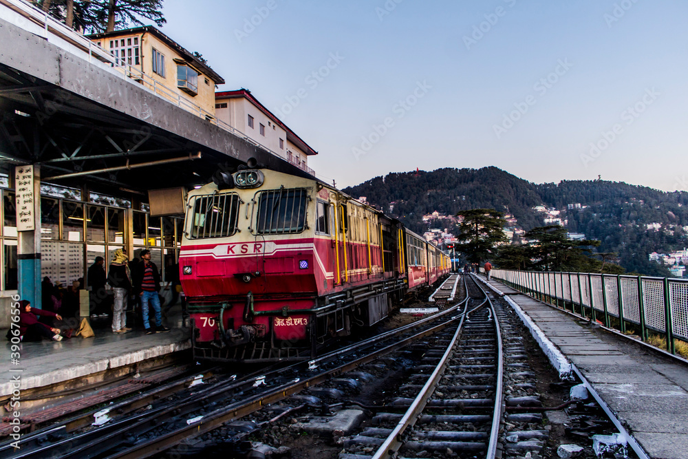 Various views of the toy train, Shimla Various views of the toy train, Shimla