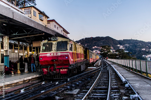 Various views of the toy train,  Shimla photo