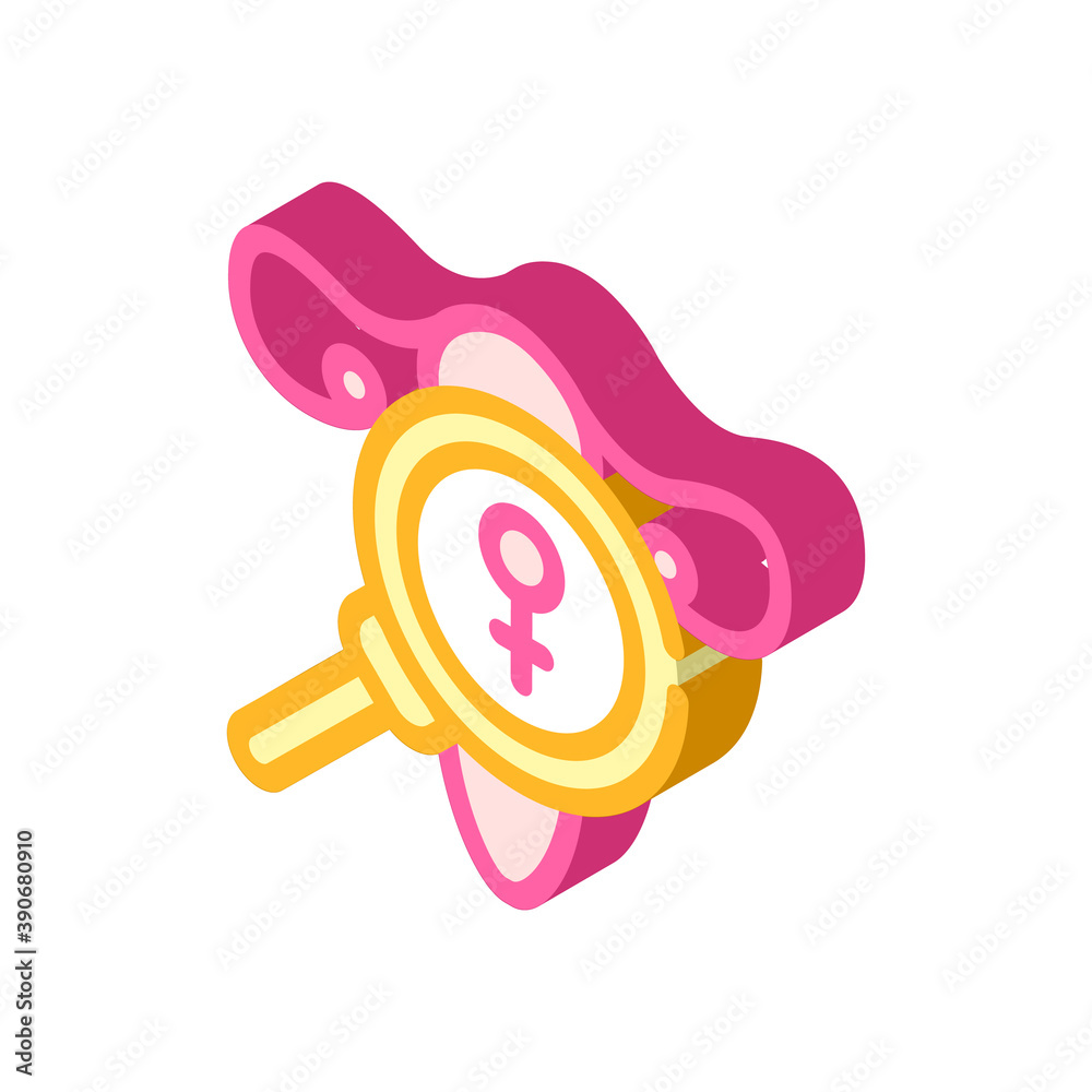 comprehensive examination isometric icon vector illustration sign