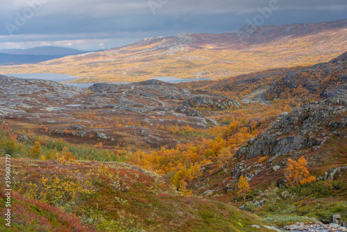 Autumn in Sylane, Tydal, Norway. photo