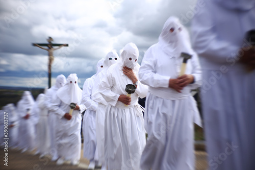 Procession of the Holy Burial of the brotherhood of Bercianos de Aliste, Zamora photo