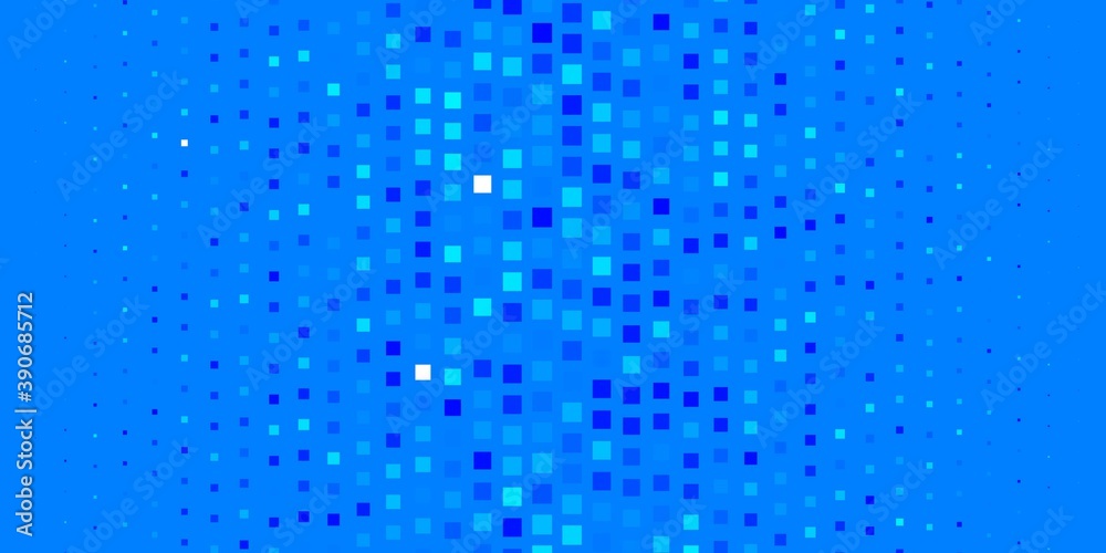 Light BLUE vector pattern in square style.