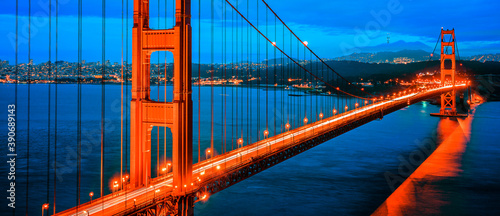 Famous Golden Gate Bridge