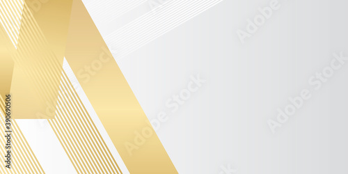 White gold abstract presentation background. Vector illustration design for presentation, banner, cover, web, flyer, card, poster, wallpaper, texture, slide, magazine