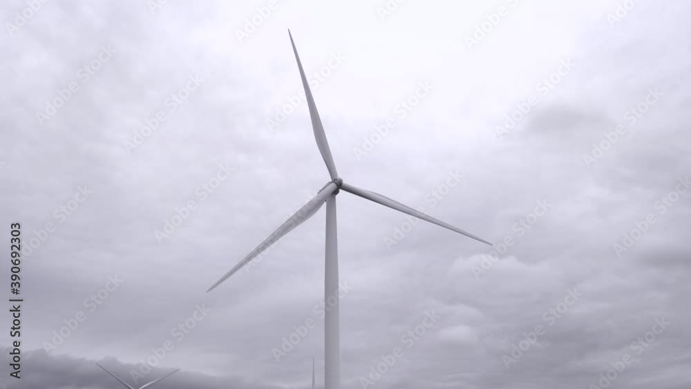 Wind power plants, wind turbines generate electricity on windy days. Wind power plants, wind turbines generate electricity on windy days.