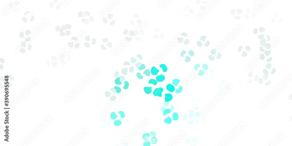 Light green vector template with abstract forms.