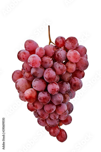 Wallpaper Mural ripe red grapes bunch, isolate on a white background Torontodigital.ca