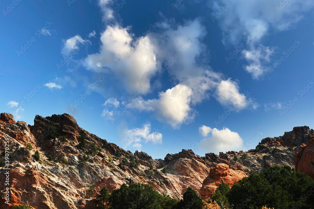 landscape with sky/GARDEN OF GODS Colorado Springs,
COLORADO