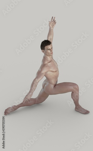 Ballet dancer pose