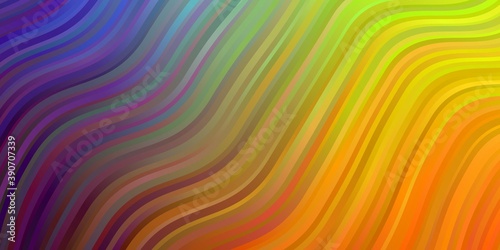 Light Multicolor vector texture with circular arc.