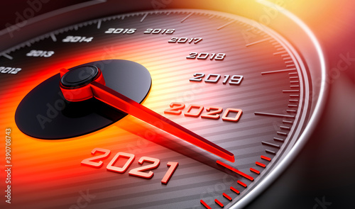 Tachometer 2020 auf 2021 